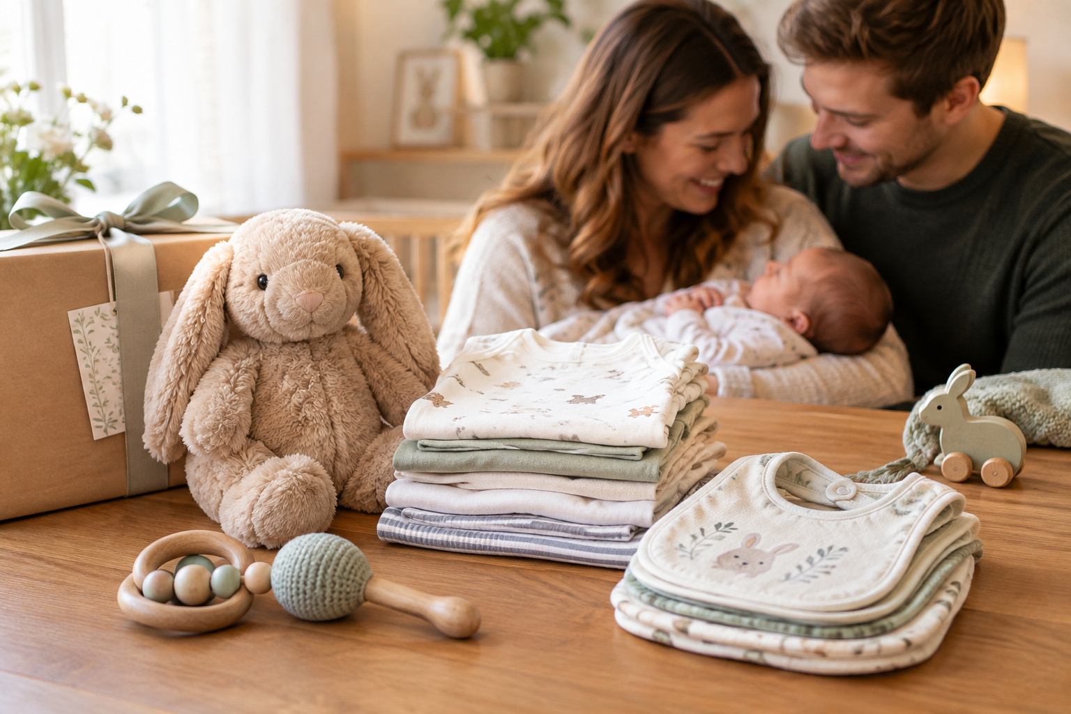 Een kraamcadeau kiezen: knuffels, kleding en speelgoed